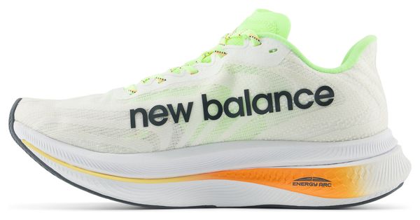 New Balance FuelCell <strong>SuperComp Trainer</strong> v2 Blanco Naranja Zapatillas Mujer