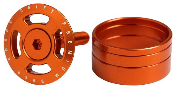Deity Crosshair Balhoofdkap Kit 1''1/8 Oranje