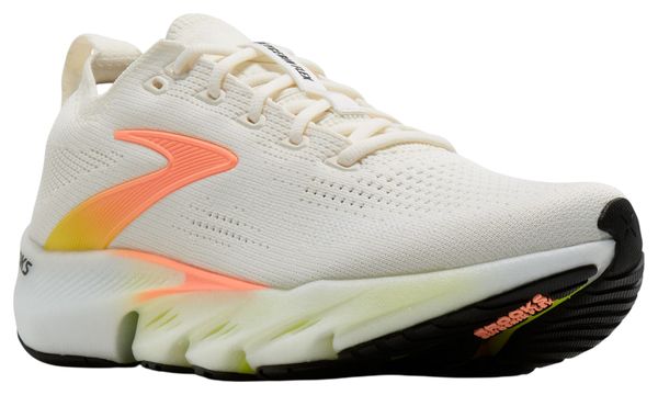 Chaussures Running Brooks Glycerin Flex Blanc/Rose Femme