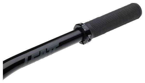 Leatt ReaFlex 6.0 Diamond Fin 29 mm Handlebar Grips, Black