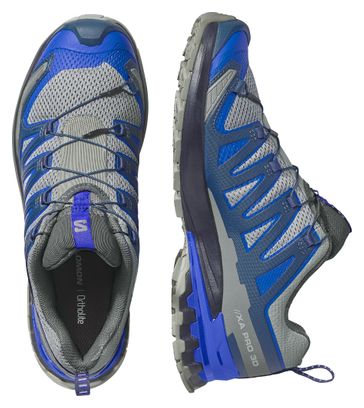 Salomon XA Pro 3D V9 Trail-Schuhe, grau/blau, für Herren