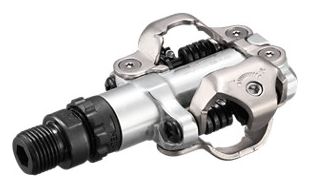 Pair of Shimano PD-MT520 Silver Clipless Pedals with SM-SH51 Cleats
