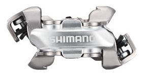 Pair of Shimano PD-MT520 Silver Clipless Pedals with SM-SH51 Cleats
