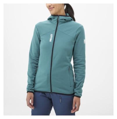 Damen Fleecejacke Millet Seneca Hoodie Blau