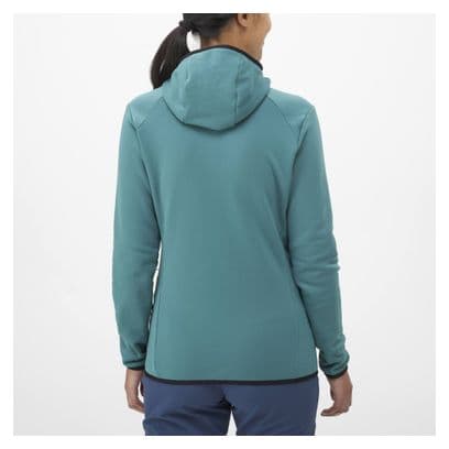 Chaqueta polar con capucha Mijo Séneca para mujer Azul