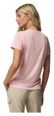 Columbia Women's Zero Rules Lightweight Pink Technical T-Shirt