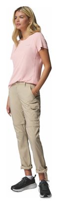 Columbia Women's Zero Rules Lightweight Pink Technical T-Shirt
