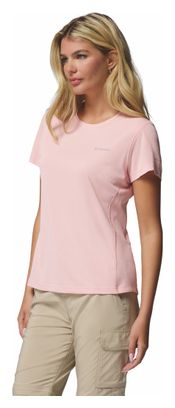 Columbia Women's Zero Rules Lightweight Pink Technical T-Shirt