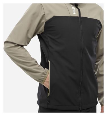 Veste Softshell Millet Seneca Shield Vert/Noir Homme