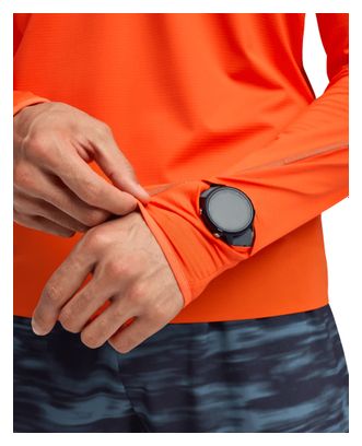 Maglia con zip 1/4 Hoka GlideTech Arancione Uomo
