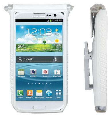 TOPEAK DRYBAG for smartphone For 4 and 5'' screen White