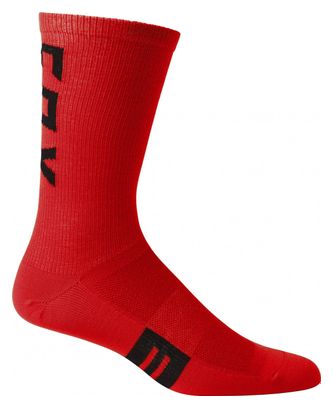 Fox 8&#39;&#39; Flexair Merino Socks Bright Red