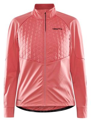 Craft ADV SubZ Coral Women's 1/2 Zip Long Sleeve Jersey