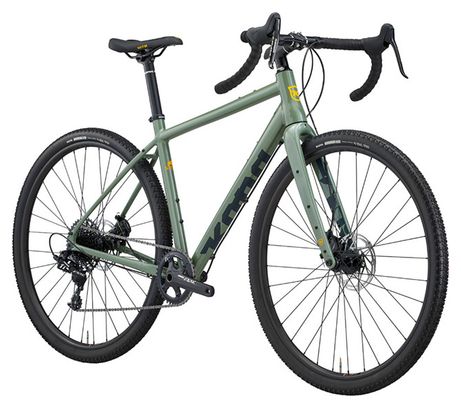 Kona Gravel Bike Libre Aluminium Sram Apex 11V Gloss Metallic Green