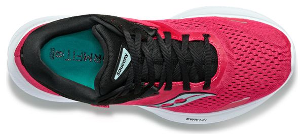 Damen Laufschuhe Saucony Ride 16 Pink Schwarz