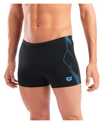 Arena Graphic Badehose Schwarz/Türkis Herren