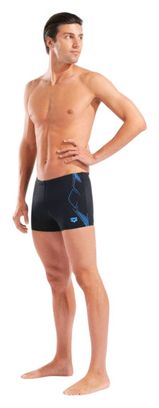 Arena Graphic Badehose Schwarz/Türkis Herren