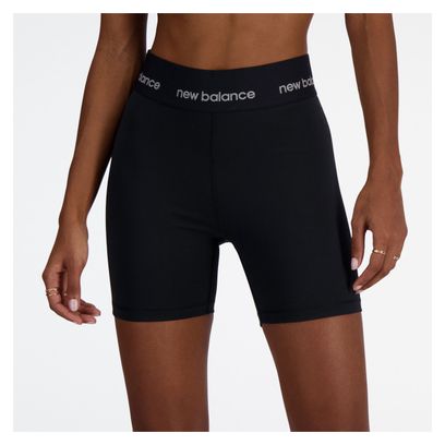 New Balance Sleek High Rise 5inch Shorts Black Women's