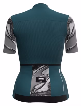 Damen LeBram Ventoux Petrol Blau Pelforth Kurzarmtrikot