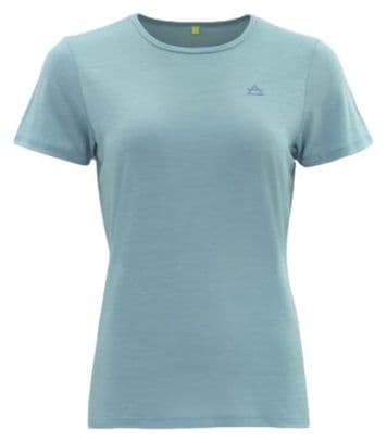 T-Shirt Woman Devold Valdal Merino Blue