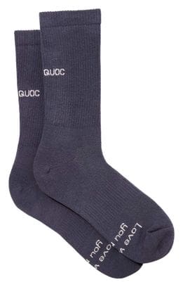 Quoc All Road Charcoal Blue Socks