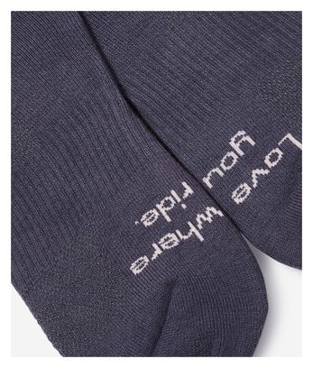 Quoc All Road Socken Kohleblau