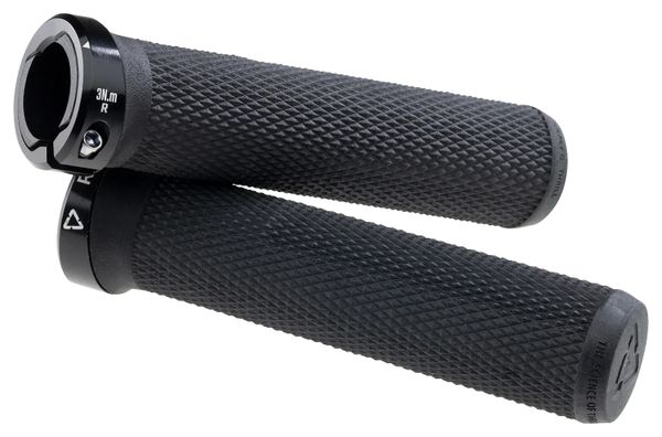 Leatt ReaFlex 6.0 Diamond Thick 33 mm Black Handlebar Grips