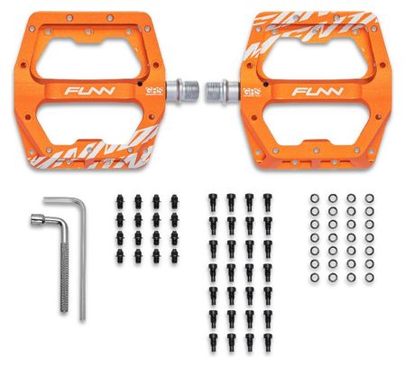 Paar Funn Funndamental GRS Orange Flat Pedals