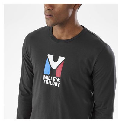 T-Shirt Manches Longues Millet Chamonix Trilogy Noir