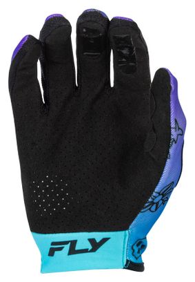 Fly Racing Lite Outline Special Edition Long Gloves - Purple/Black