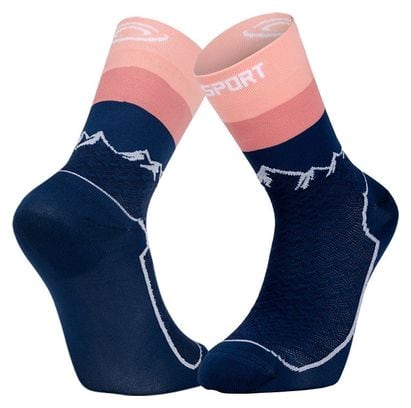 BV Sport Double GR High Socks Marineblau/Rosa