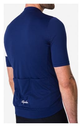 Maillot manches courtes Rapha Core Jersey Bleu/Blanc Homme