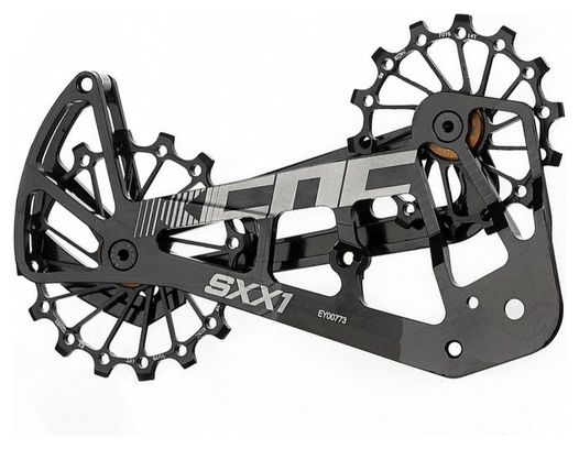 Jockey Wheel System KCNC Galets de Dérailleur Sram Eagle VTT 12v 14+16 Dents Noir