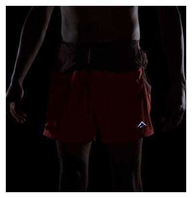 Nike Trail Second Sunrise 5in Red Men's Shorts