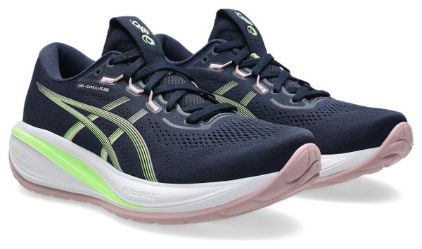 Zapatillas de running Asics Gel-Cumulus 28 azul/verde/rosa para mujer
