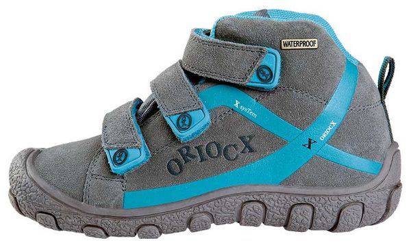 Bottes de trekking et de randonnée Oriocx Tricio KID Gris-Bleu pour enfants