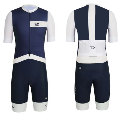 Maillot de cyclisme homme DRAFT bleu/blanc