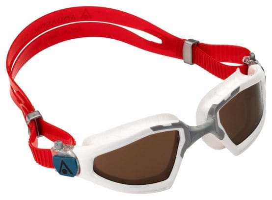 Gafas de natación Aquasphere Kayenne Pro Transparente Blanco / Gris - Lentes Polarizadas