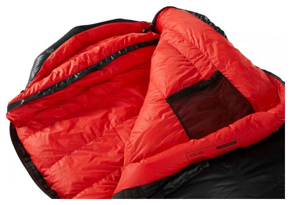 Nordisk VIB 400 Saco de Dormir Negro