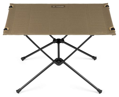 Mesa plegable Helinox One Hard Top, tamaño mediano, color beige