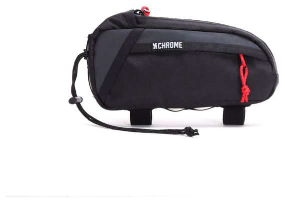Bolsa para cuadro cromada Holman Top Tube Bag 1L negra XRF