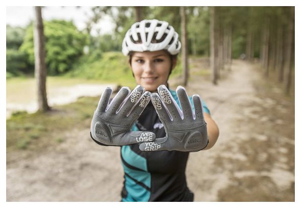 GripGrab Shark Women Long Gloves Grey