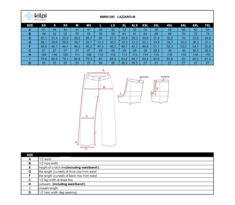 Pantalon imperméable DERMIZAX homme Kilpi LAZZARO-M