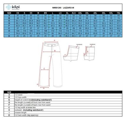 Pantalon imperméable DERMIZAX homme Kilpi LAZZARO-M