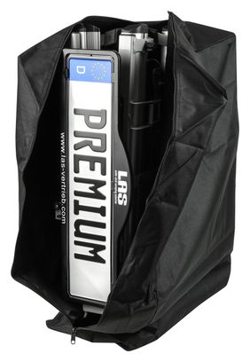 Porte-Vélos sur Boule d'Attelage Eufab Premium Prise 13 Broches - 2 Vélos (Compatible E-Bikes) Noir Argent