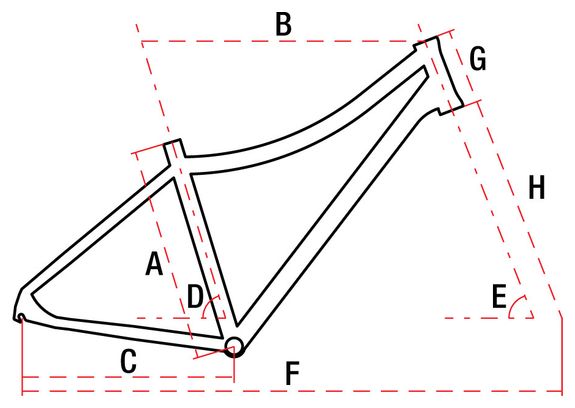 Vélo VTC 28  Femme - ROMET - Orkan 5 - NOIR/ROUGE