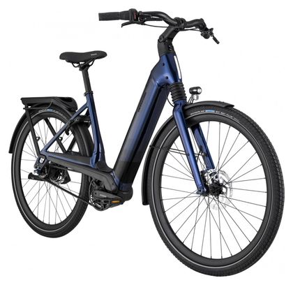Cannondale Mavaro Neo 4 Bicicleta eléctrica de ciudad Shimano Nexus 8S Correa 625 Wh 700 mm Azul medianoche