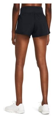 Under Armour Fly-By Elite Short 8 cm Negro Mujer