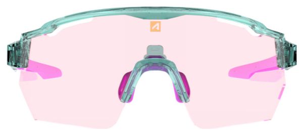 Lunettes AZR Kromic Race RX Crystal Turquoise Verni / Rose Photochromique