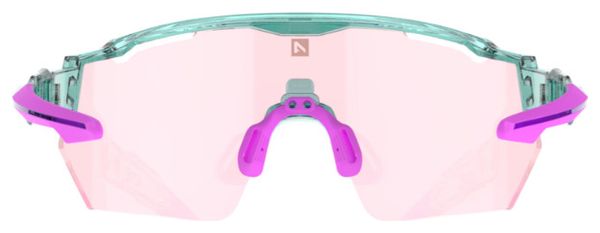 Lunettes AZR Kromic Race RX Crystal Turquoise Verni / Rose Photochromique